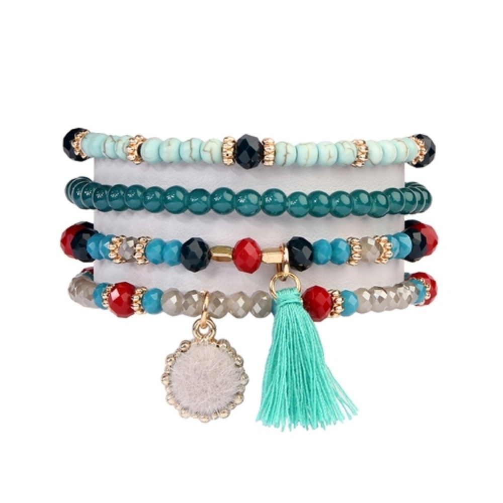 Show Me Your Gypsy Teal Bracelet Set